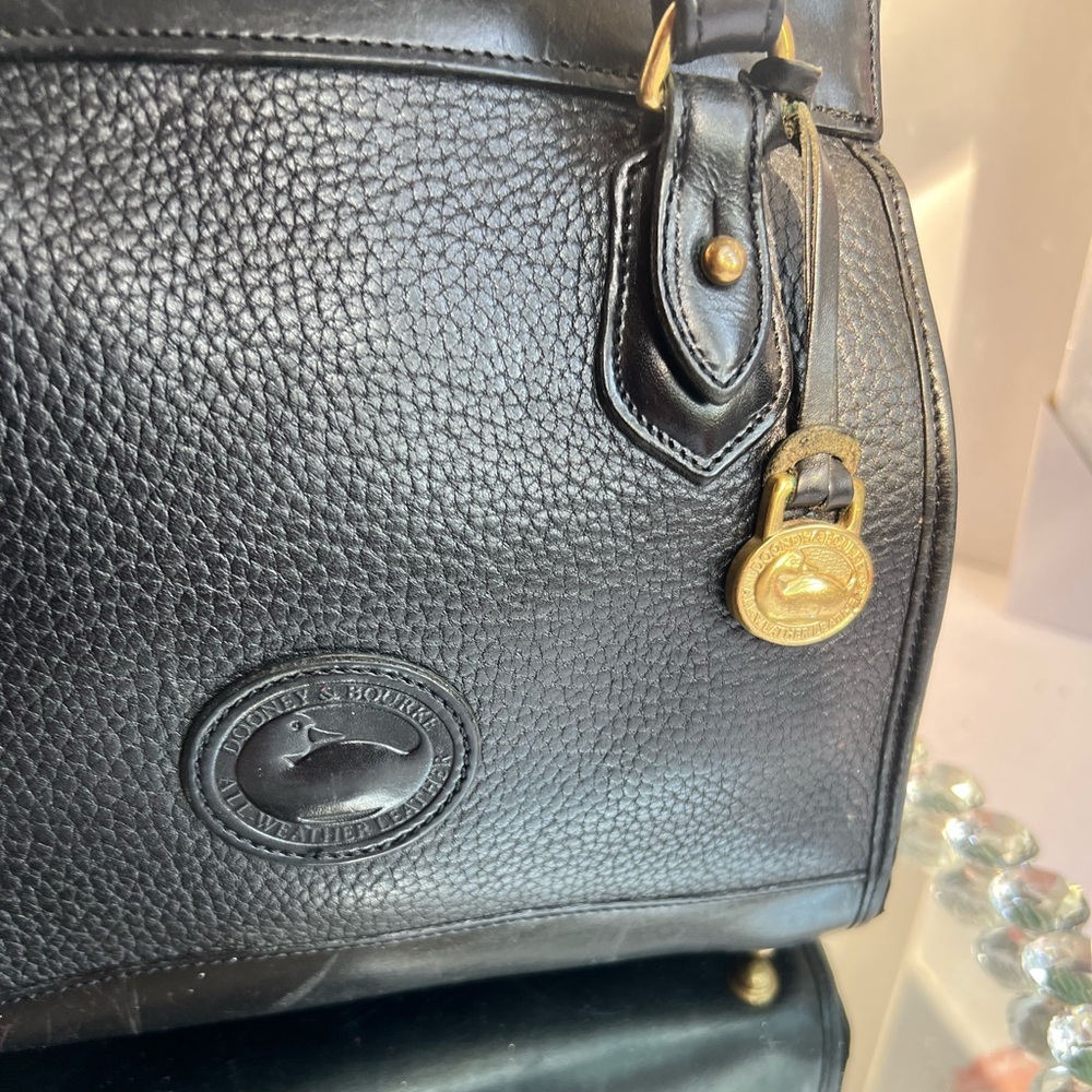 Dooney & Bourke vinyl Black Pebbled Leather Shoulder Bag - Picture 6 of 16